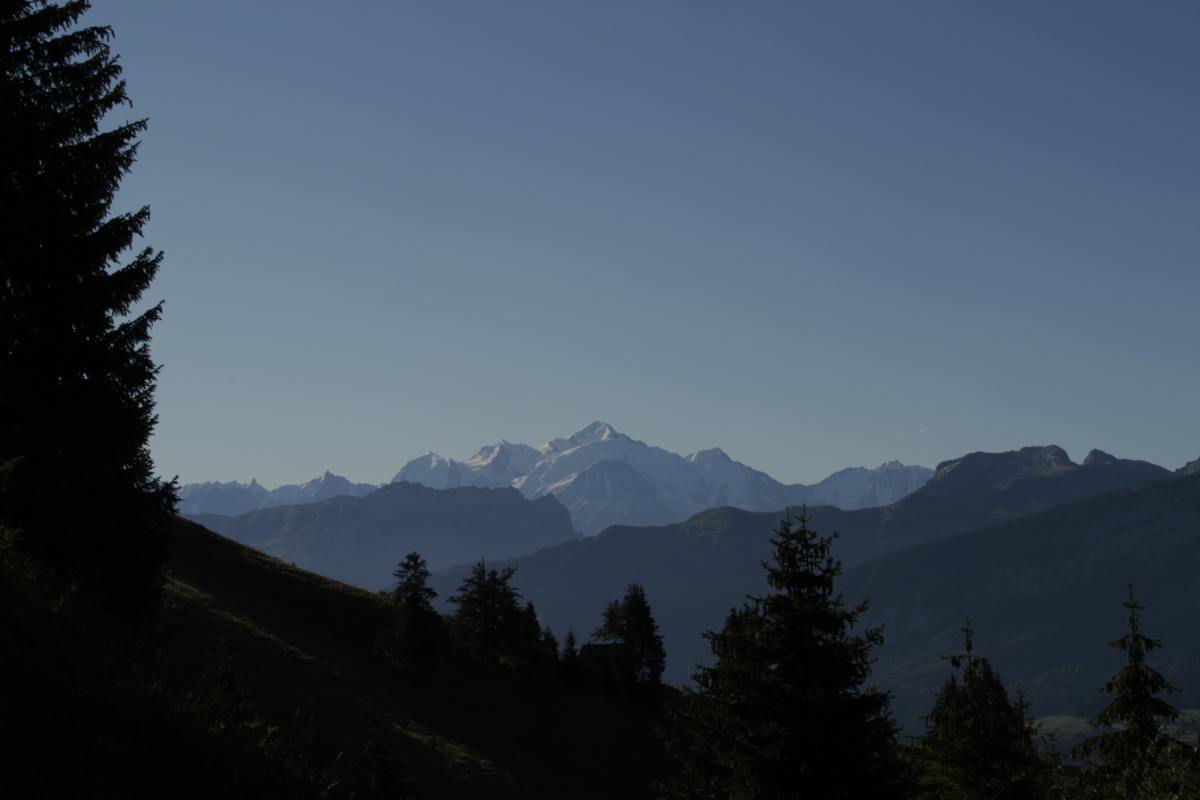 Mont Blanc du Tacul, Mont Maudit, Mont Blanc, Point Areu, Tte de la Forclaz