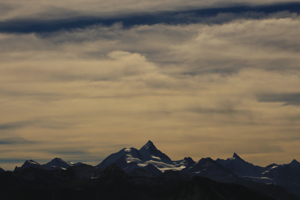 Bietschhorn, Weisshorn, Zinalrothorn