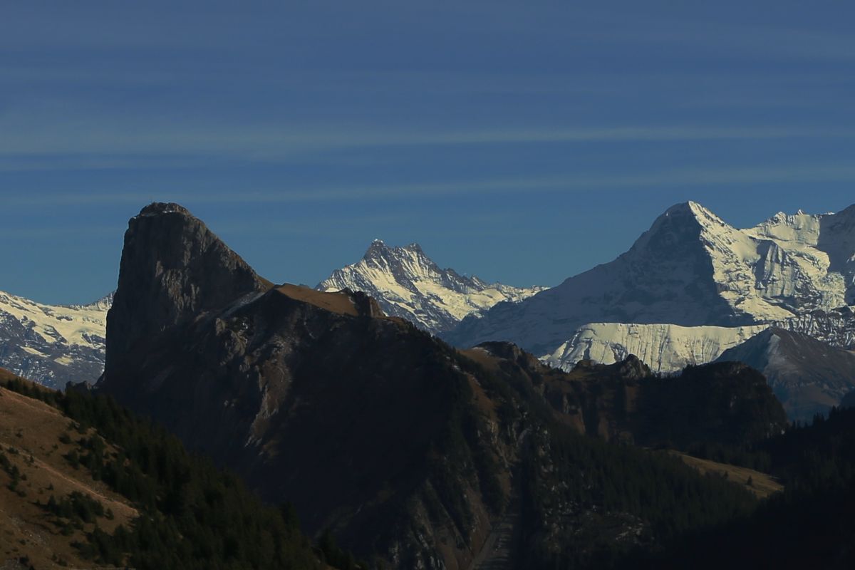 Stockhorn, Schreckhorn, Lauteraarhorn, Eiger