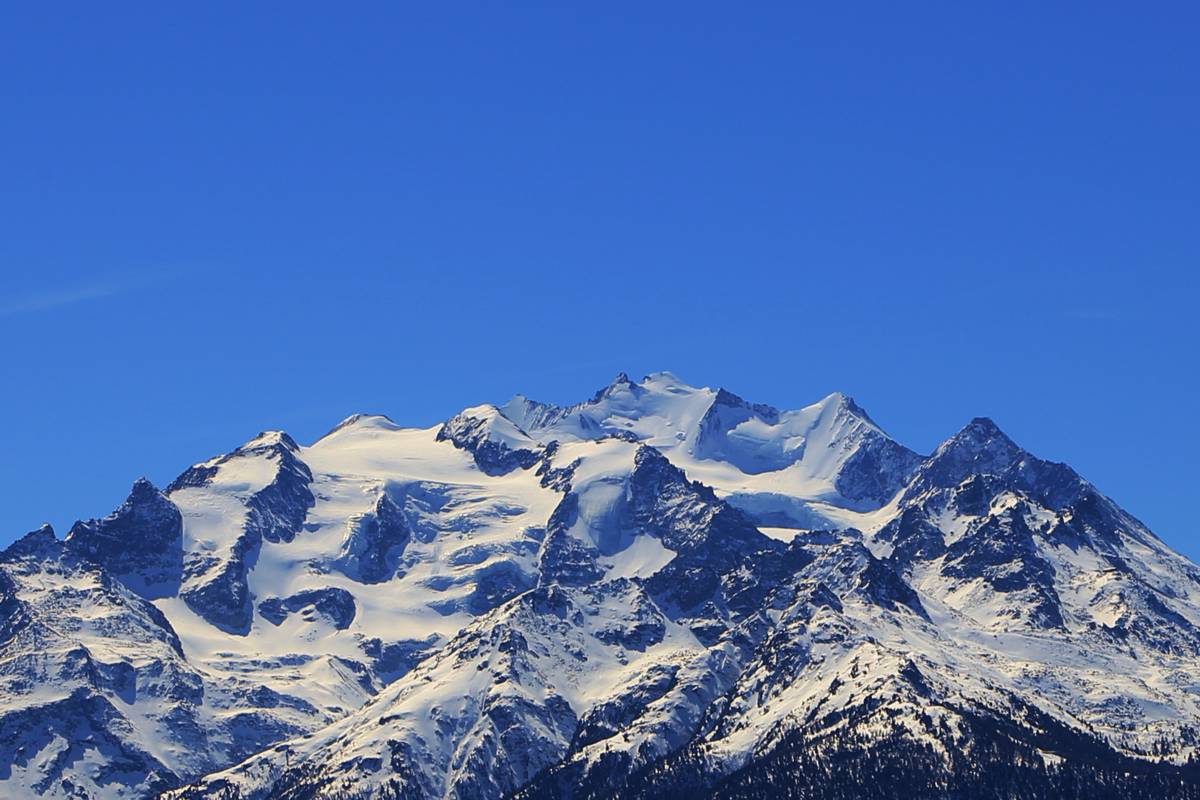 Balfirn, Lentzspitze, Nadelhorn, Dom, Hohberghorn, Drrenhorn